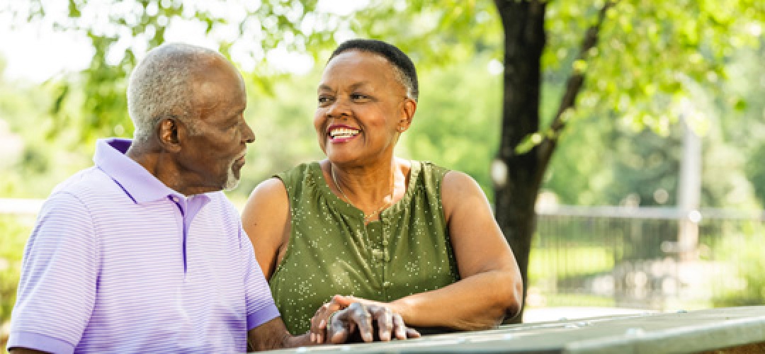 Wheeler, treated with ONPATTRO® (patisiran), and Tina, his spouse and caregiver.